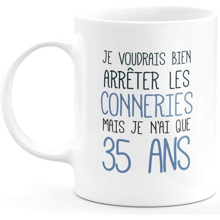 Idee Cadeau 35 Ans Homme Femme Cadeau Anniversaire 35 Ans Ans Idee Cadeau Original Humour Drole Rigolo Fun Mug Tass 9 Cdiscount Puericulture Eveil Bebe