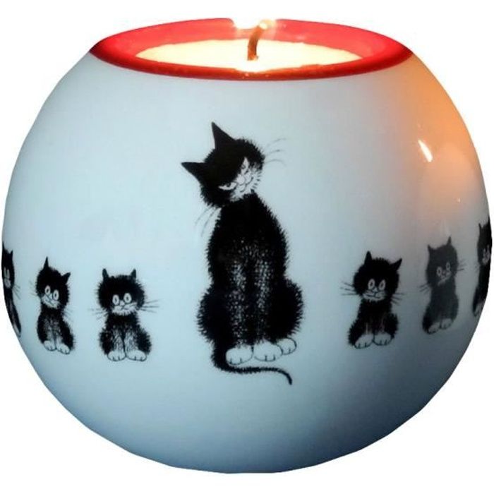 Porte Bougie Boule Chats Par Dubout Achat Vente Bougeoir Chandelier Cdiscount