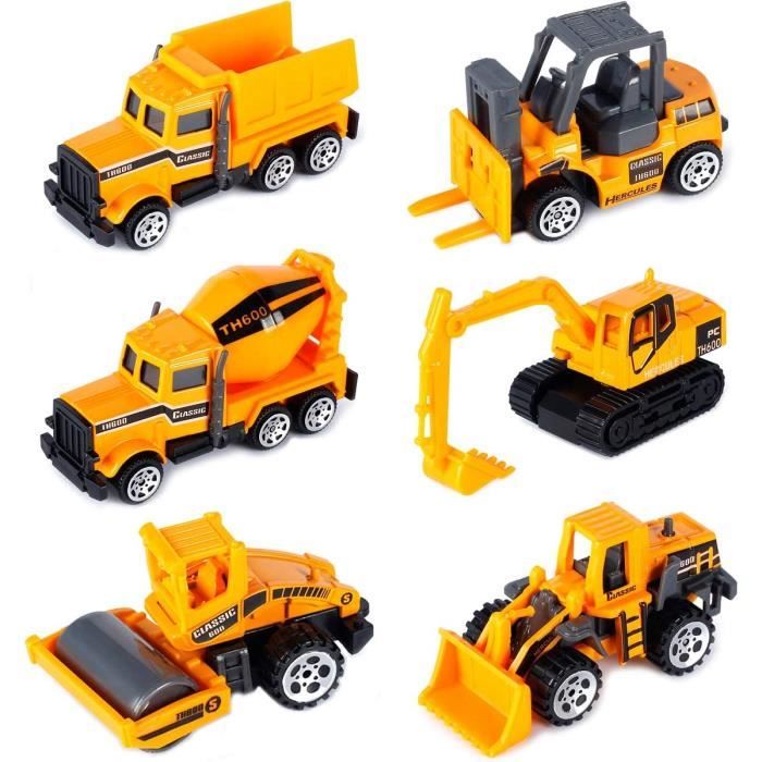 Dreamon Camion Jouet Chantier – 112 Pièces à Assembler Avec Perceuse Électrique, Panneaux Routiers, Boîte De Rangement – Cadeau Éducatif Pour Garçons Et Filles De 4, 5, 6 Ans