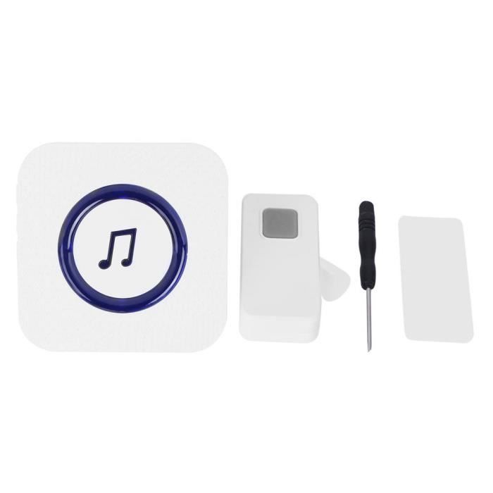 YOSOO Sonnette de porte d'entrée Sonnette Sans Fil Alarme de Sonnette ...