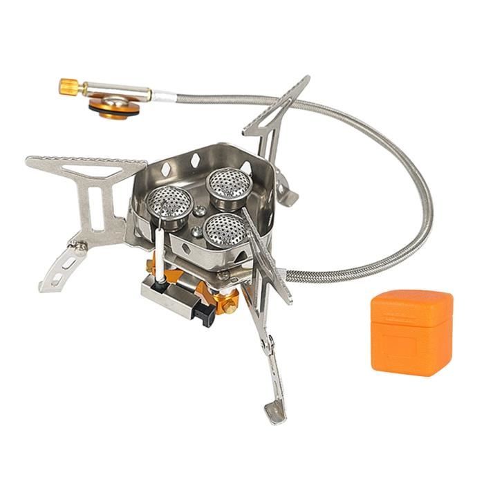 Réchaud De Camping Portable Campingmoon - 3300W, Ultraléger (92g), Régulateur Intégré
