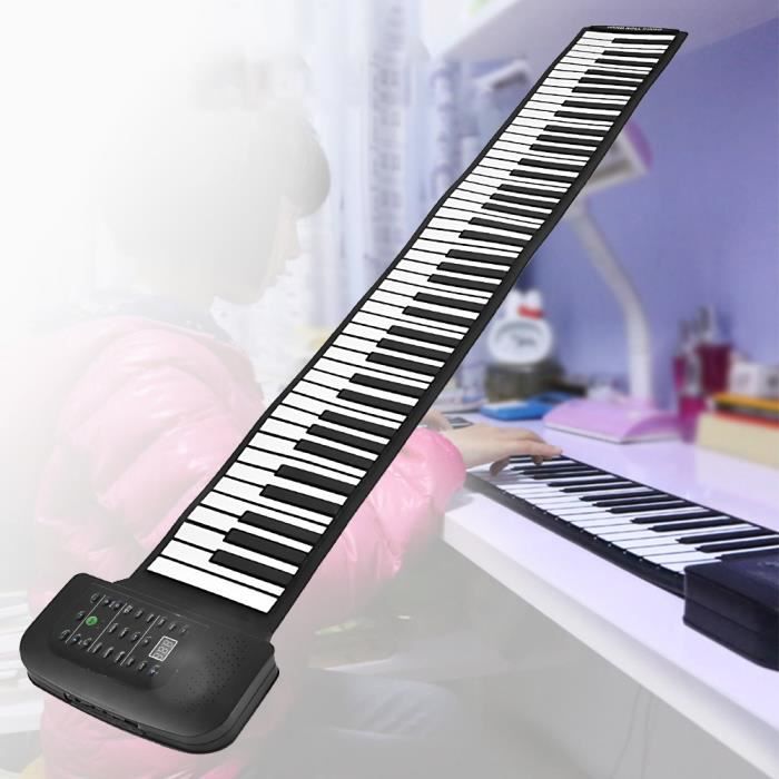 YOSOO Piano pliant 88 touches Roll Up Piano Portable MIDI Piano  électronique Clavier en silicone souple 100-240V Prise US - Cdiscount  Instruments de musique