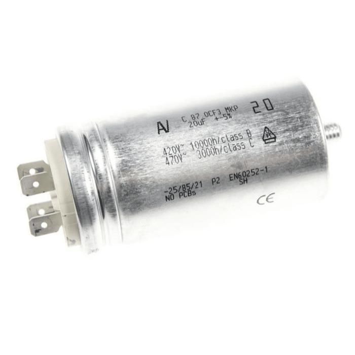 Beko Condensateur 20UF pour sèche linge - vue 2