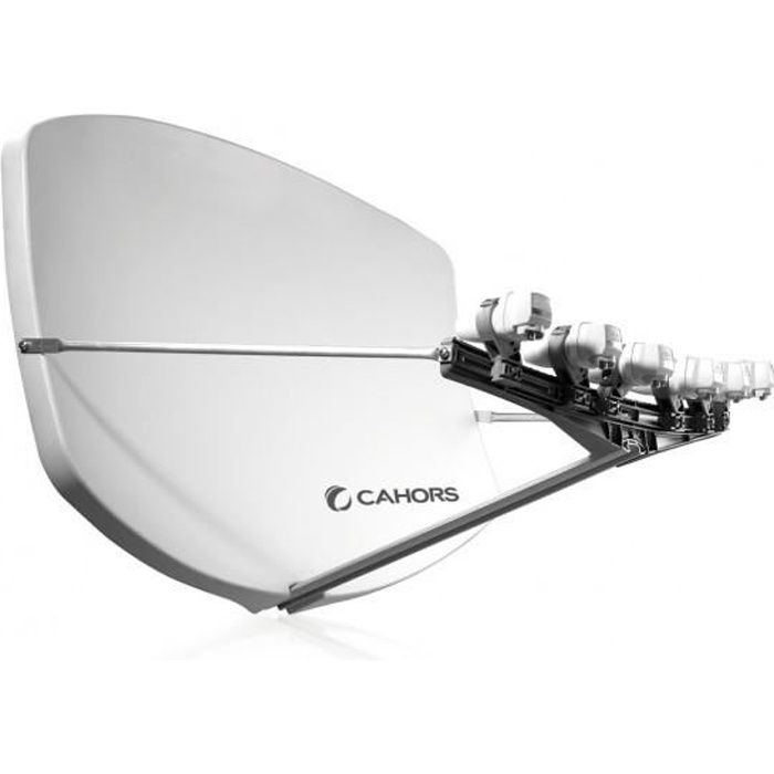 Antenne Parabole Multisatellite - Cahors SMC Bisat - 3 Sorties Sans LNB Gain 375 Db Astra 192 Astra 235 Hotbird 13 45391408 Antenne Parabole Multisatellite - Cahors SMC Bisat - 3 Sorties Sans LNB Gain 375 Db Astra 192 Astra 235 Hotbird 13 45391408