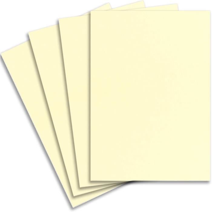 Lot De 50 Feuilles De Papier De Bricolage Stable Format A3 Vanille lot-de-50-feuilles-de-papier-de-bricolage-stable-format-a3-vanille