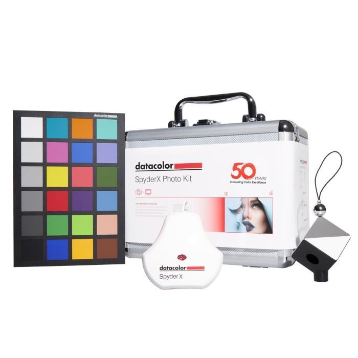 Kit photo Datacolor SpyderX Photo Kit calibrage des couleurs en