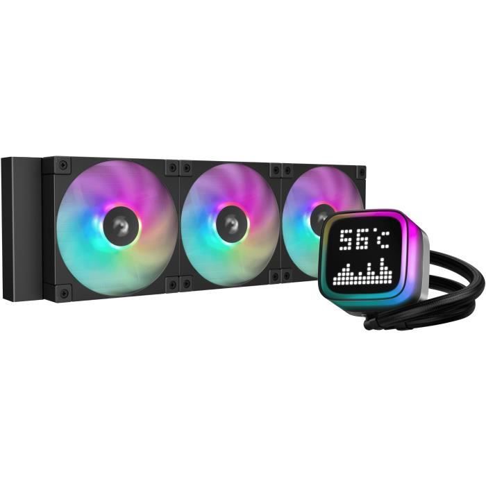 Refroidissement PC – DEEPCOOL – R-LP360-BKMSNC-G-1 – Liquide tout-en-un – 12 cm – Noir