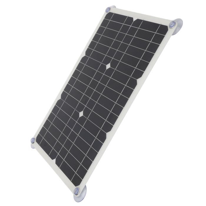 Dilwe chargeur de maintien solaire Chargeur de Batterie Solaire Mainteneur  18 V 100 W Kit de Charge de Panneau piscine borne - Cdiscount Auto