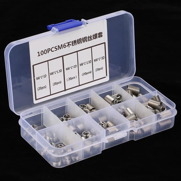 QUARKZMAN 10 Pièces D'Inserts pour Tubes Ronds avec Filetage M8, pour Tube Rond de 50 mm/1,97 de Diamètre Extérieur, Bouchon Rond en Plastique Noir, Insert de Roulette de Chaise