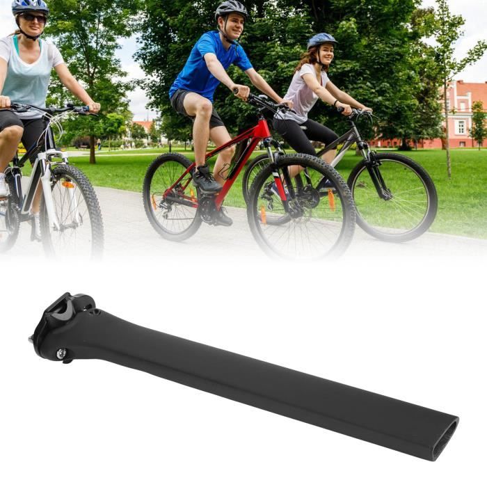 Tige De Selle Carbone X AUTOHAUX – 27.2x300mm – Angle Réglable – Noir Mat – 229g