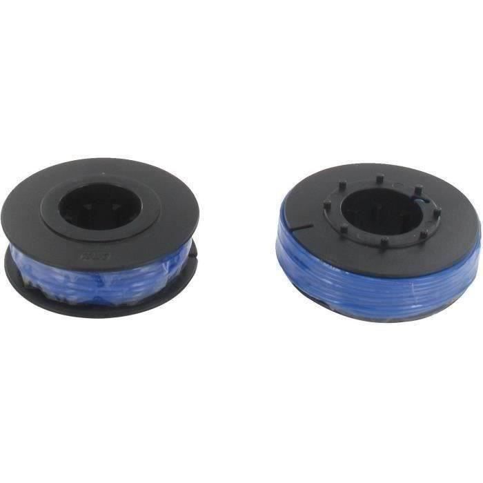 Bobineau adaptable pour coupe bordure WOLF modèles RQ330, RQ530, RQ400 - Livré avec fil de Ø: 1,6mm