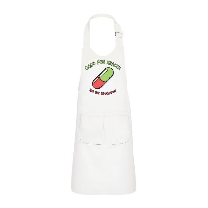 Mirabella Health & Beauty Tablier Espresso Avec Poches Zippées à La Taille, Bleu Marine, Taille Unique