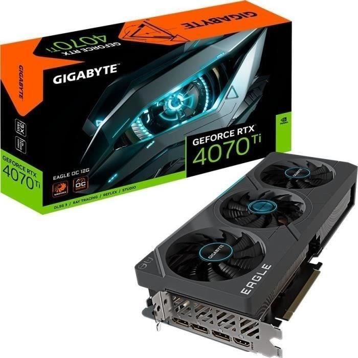 GIGABYTE TECHNOLOGY - GeForce - Carte Graphique - RTX 4070 Ti EAGLE OC 12G