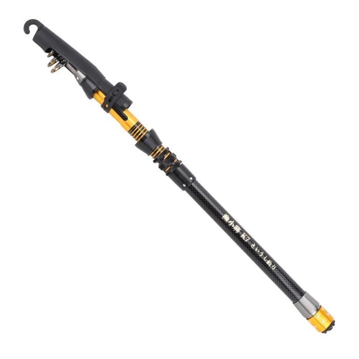 Canne à Pêche Télescopique Ultra Légère En Carbone 150 Cm 1,8