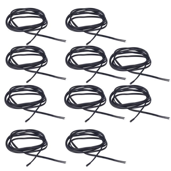 Capteur De Température NTC 10KΩ IOVEO Avec Câble PVC – Sonde Pour Chauffage, Climatisation Et Industrie