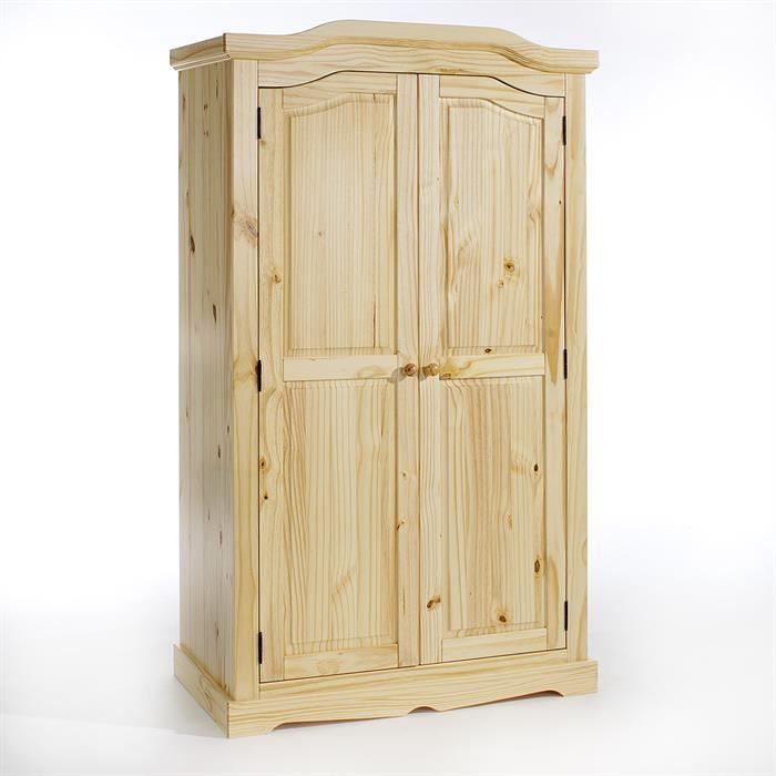 Armoire Tulum Penderie Pour Vetements Style Traditionnel Avec 2 Portes Battantes En Pin Massif Vernis Naturel Achat Vente Armoire De Chambre Armoire Penderie 2 Portes P Soldes Sur Cdiscount Des Le 20 Janvier Cdiscount