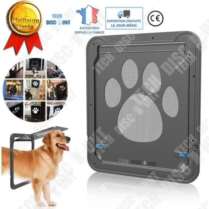 Comparer les prix de E POUR CHAT - TRAPPE CHAT LECHEO Chatière pour chien chat grande taille moyen xl porte animaux de compagnie silencieux