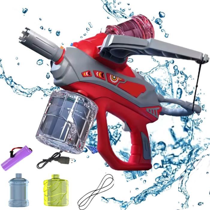Lot De 3 Pistolets à Eau Puissants 600 Ml - Portée 9-10 M - Pour Enfants Et Adultes - Bataille D'Eau Été Piscine Plage Jardin