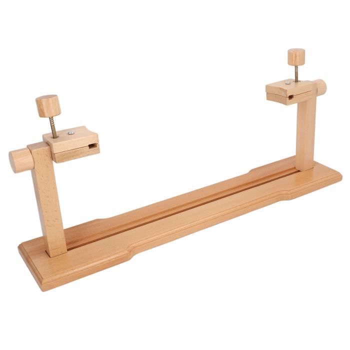 Support Réglable En Bois De Hêtre Pour Cadre De Broderie – Table Clip – Hauteur Et Angle Ajustables – Idéal Point De Croix & Loisirs Créatifs