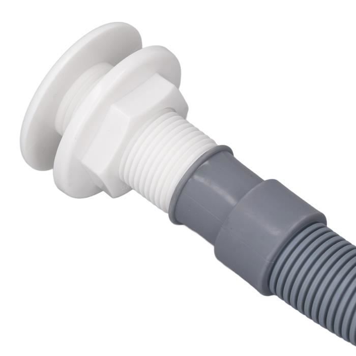Kit D’installation Pour Pompe De Cale – Tuyau 1,9 Cm, Raccord Traversant De Coque, Colliers Inox – Compatible Sortie 3/4"