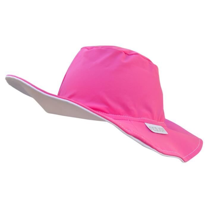 Fedjoa Chapeau Anti Uv Bebe Fille Tiki Rose Cdiscount Pret A Porter