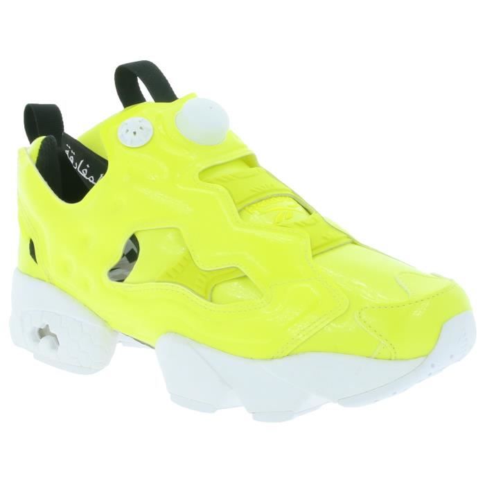reebok insta pump jaune