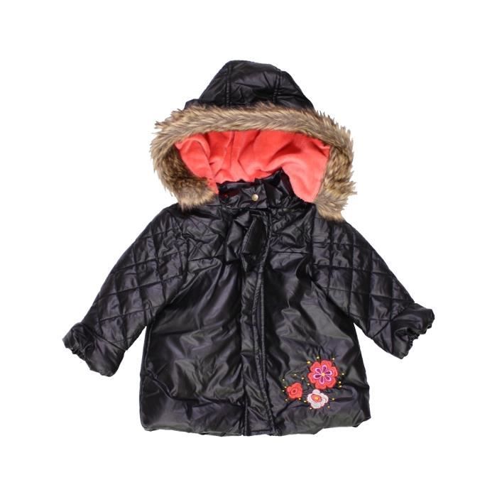 Manteau Bebe Fille Orchestra 6 Mois Noir Hiver Vetement Bebe Noir Noir Cdiscount Pret A Porter