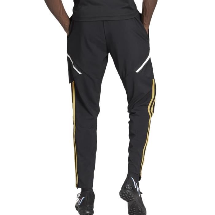 Pantalon de Jogging Noir Adidas Juventus - Technologie Aeroready® - Taille élastiquée - Poches zippées