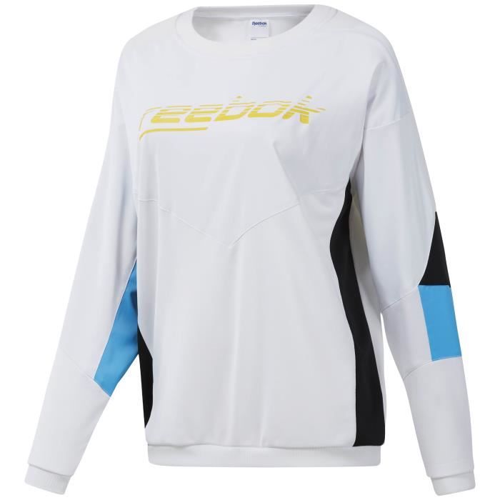 pull reebok femme bleu