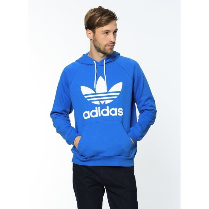 sweat bleu adidas