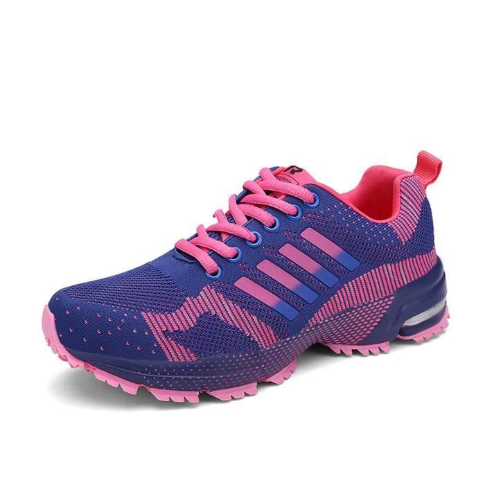 Femmes Chaussures De Sport Mesh Running Sneaker Baskets Chaussure Lacée Chaussures De Loisirs NEUF