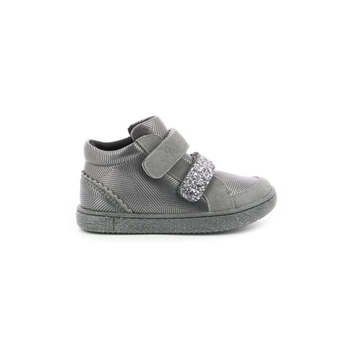 basket cuir fille