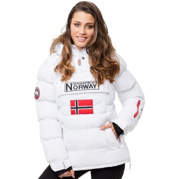 GEOGRAPHICAL NORWAY Doudoune BOLIDE Blanc - Femme