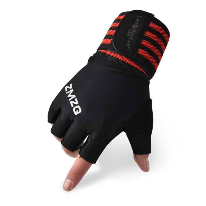 Gants De Fitness Et Haltérophilie – Cuir De Vachette, Antidérapants, Respirants, Pour Hommes Et Femmes
