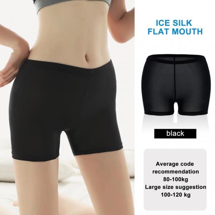 Culotte Femme 3 En 1 Soie Glacée Taille Haute - Sans Couture, Invisible, Effet Gainant, 7A - 5