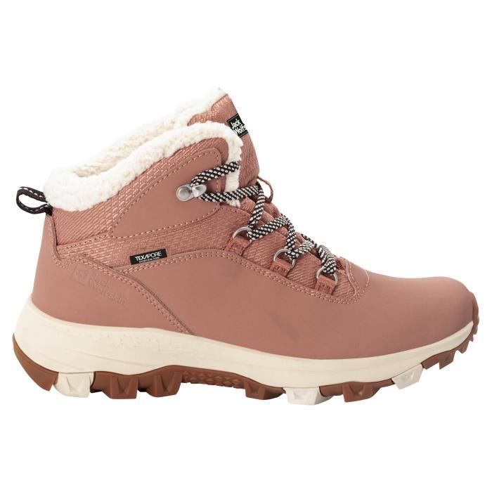 Chaussures de marche de randonnée femme Jack Wolfskin Everquest Texaporeid Mid - rose / white - 42 Chaussures de marche de randonnée femme Jack Wolfskin Everquest Texaporeid Mid - rose / white - 42