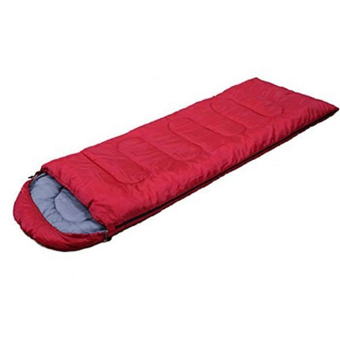 Sacs de couchage enveloppe sac de couchage sac de camping avec sacs de compression sac de couchage sacs sieste rouge