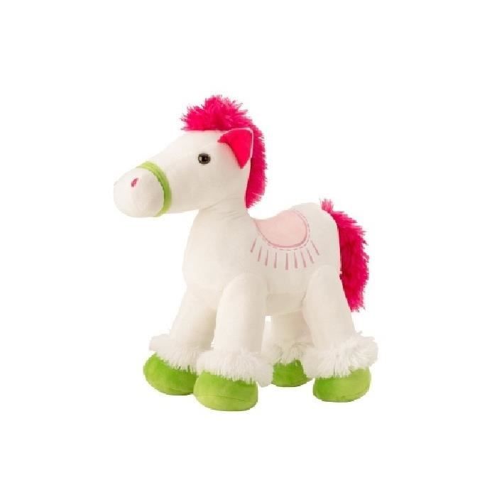 peluche cheval blanc