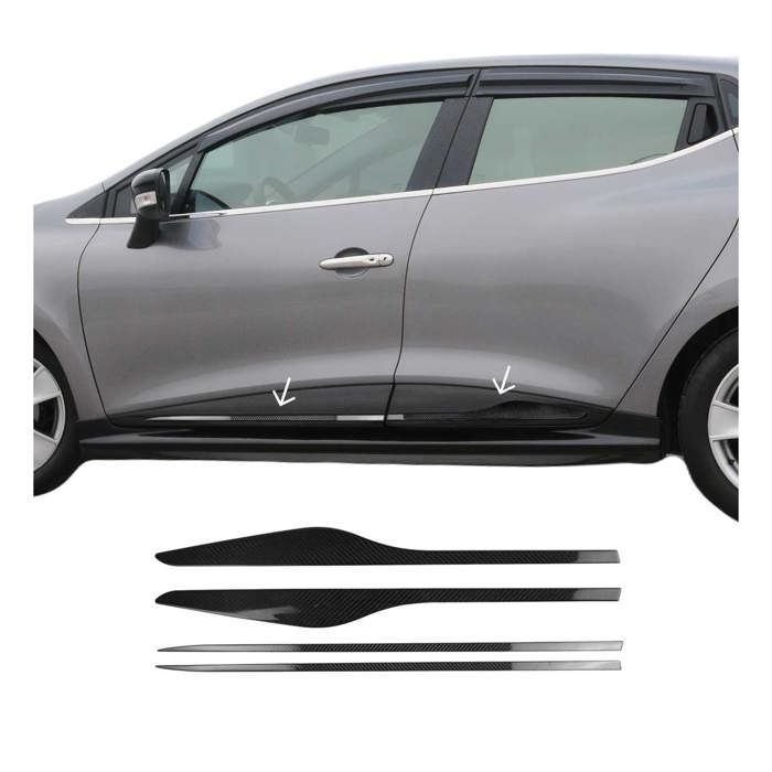 Garniture Baguette De Porte Lat rale Pour Renault Clio 2012 2019 Acier garniture-baguette-de-porte-lat-rale-pour-renault-clio-2012-2019-acier