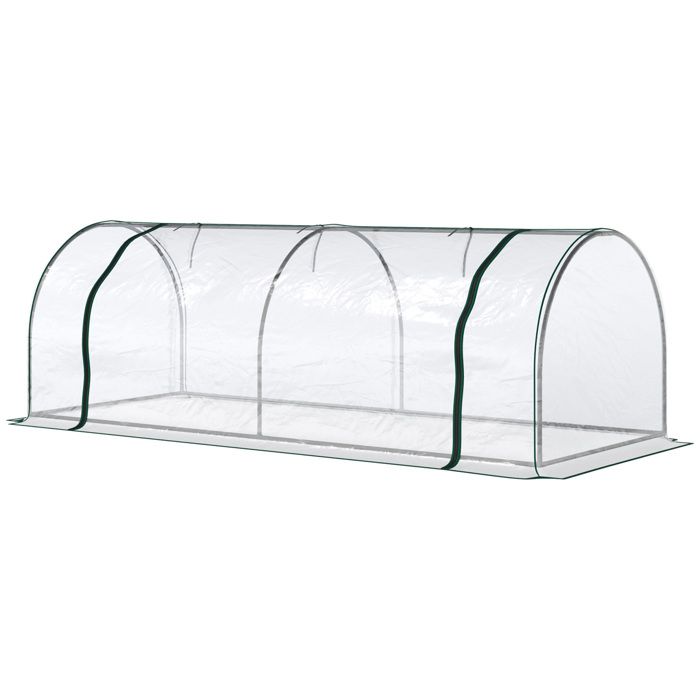 avec Bâche Amovible Balcon Terrasse Tente Serre De Jardin PVC Couvercle Non Compris Le Support en Fer pour Faire Pousser Et Protéger Plantes Étanche Et Anti-UV Mini Serre