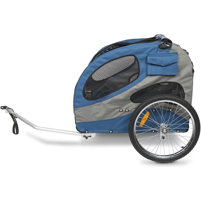 PetSafe® Happy Ride ™ - Remorque de vélo en aluminium pour chiens, grands chiens, 13,6 kg