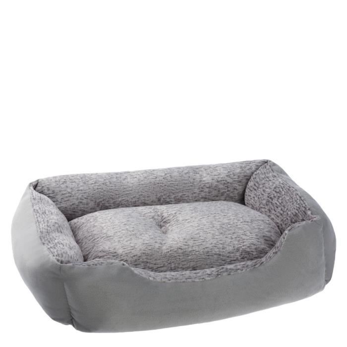 Meilleurs prix pour Lit pour chien petstuff® - Coussin amovible - Moelleux - Lavable - Gris - S