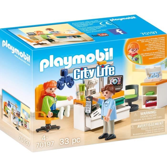 Playmobil City Life L Hopital Cabinet D Ophtalmologie Nouveaute Achat Vente Univers Miniature Cdiscount