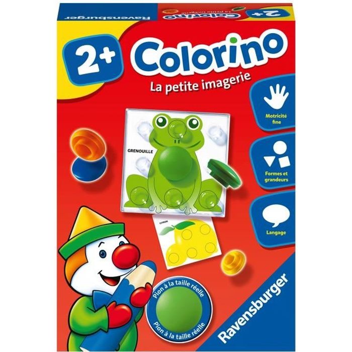 Colorino La petite imagerie - Jeu éducatif - Apprentissage des couleurs -  Activités créatives enfant - Ravensburger - Dès 2 ans