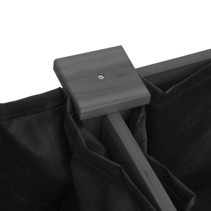 Jardinière Sur Roues Avec Doublure 71x37x80 Cm Bois De Sapin | Leroy Merlin