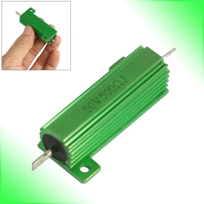 sourcingmap 50W 10 Ohms R/ésistance R/ésistance aluminium bobin/ée