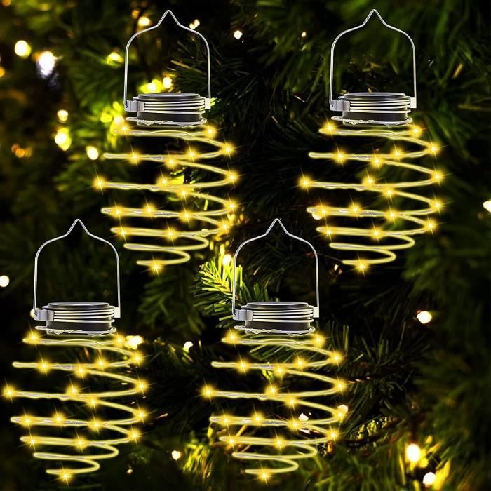 Lanterne Solaire Extérieure LED,2 Pièces Extérieures Avec