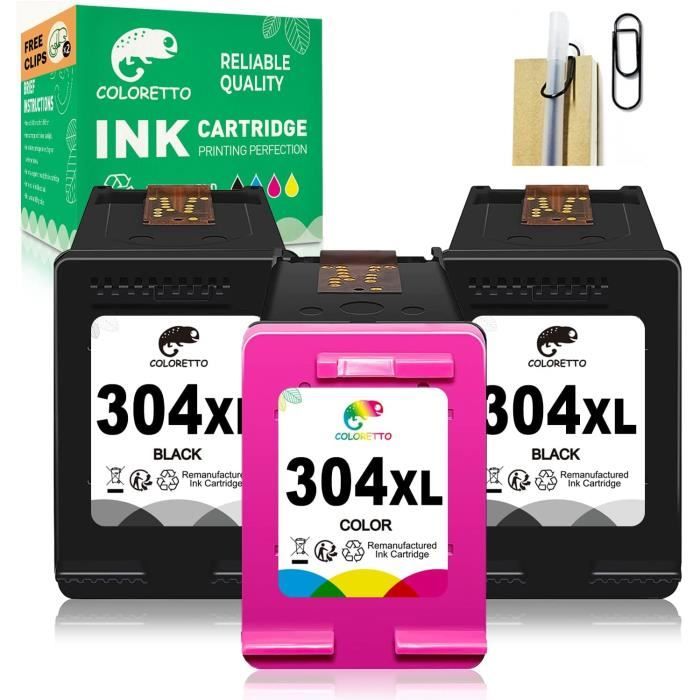 Cartucce Per Stampante Rigenerate 304 XL Nero Colore Per HP Envy 5030 Stampanti - Foto 9