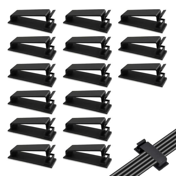 Clips Câbles, Adhésifs Clips Câble, Clips Rangement De Câble, Attache