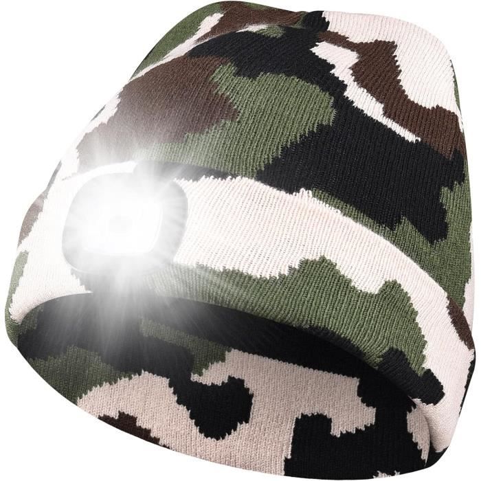ATNKE LED Bonnet Lampe Frontale, USB Rechargeable 4 LED Chapeau de Course Ultra Lumineux Lumière Hiver Chaud Tricot Bonnet avec Réfléchissante Bande Cadeaux pour Hommes et Femmes/Army Green ATNKE LED Bonnet Lampe Frontale, USB Rechargeable 4 LED Chapeau de Course Ultra Lumineux Lumière Hiver Chaud Tricot Bonnet avec Réfléchissante Bande Cadeaux pour Hommes et Femmes/Army Green